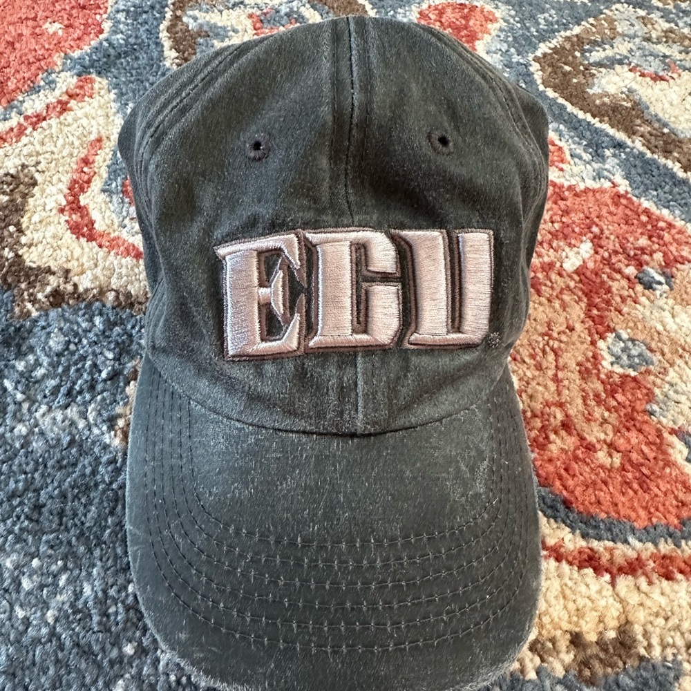 Distressed ECU Pirates Dad Hat